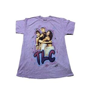 TLC CrazySexyCool T-Shirt Women’s S Purple Graphic Band Tee 90s R&B